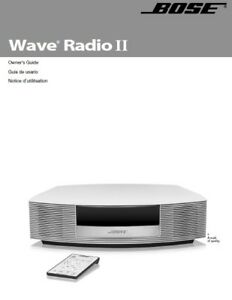 Bose Wave Radio Iv User Manual